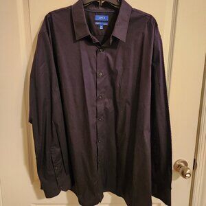 Arrow Long Sleeve Black Button Down XXL